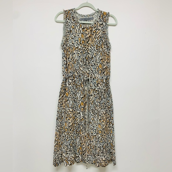 Raquel Allegra Leopard Print Dress - fits like a 4 - Picture 3 of 7